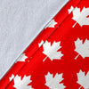 Pattern Print Canada Love Blanket-grizzshop