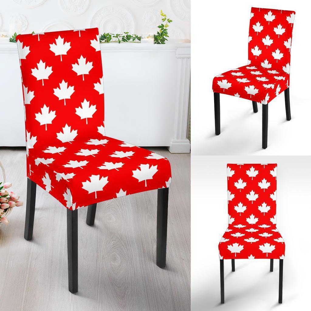 Pattern Print Canada Love Chair Cover-grizzshop