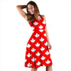 Pattern Print Canada Love Dress-grizzshop