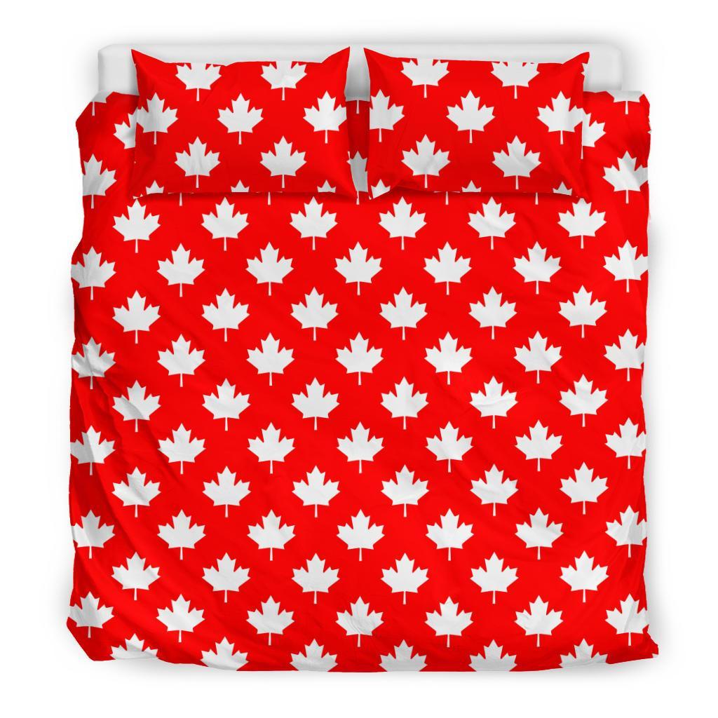 Pattern Print Canada Love Duvet Cover Bedding Set-grizzshop