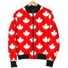 Pattern Print Canada Love Men's Bomber Jacket-grizzshop