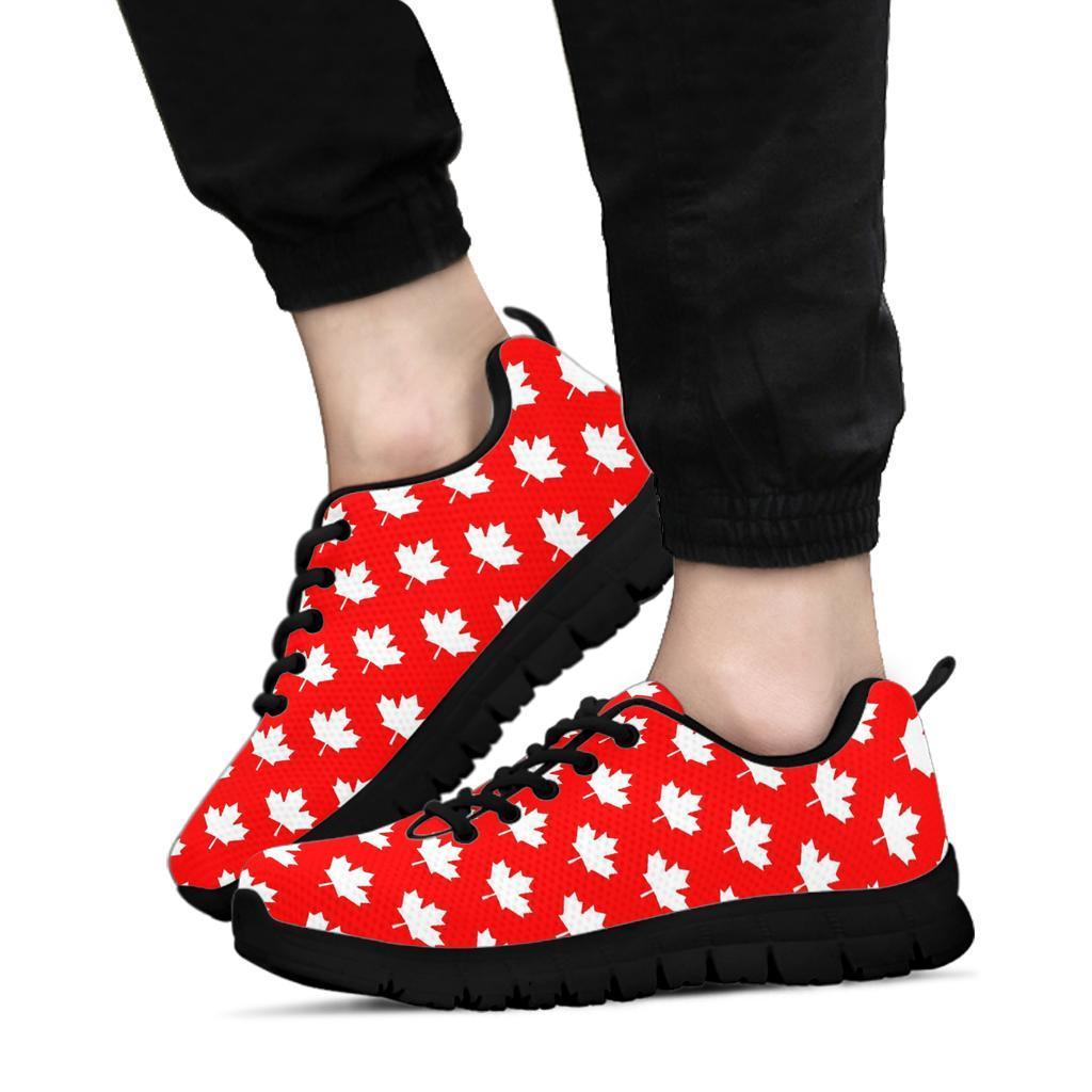 Pattern Print Canada Love Sneaker Shoes For Men Women-grizzshop