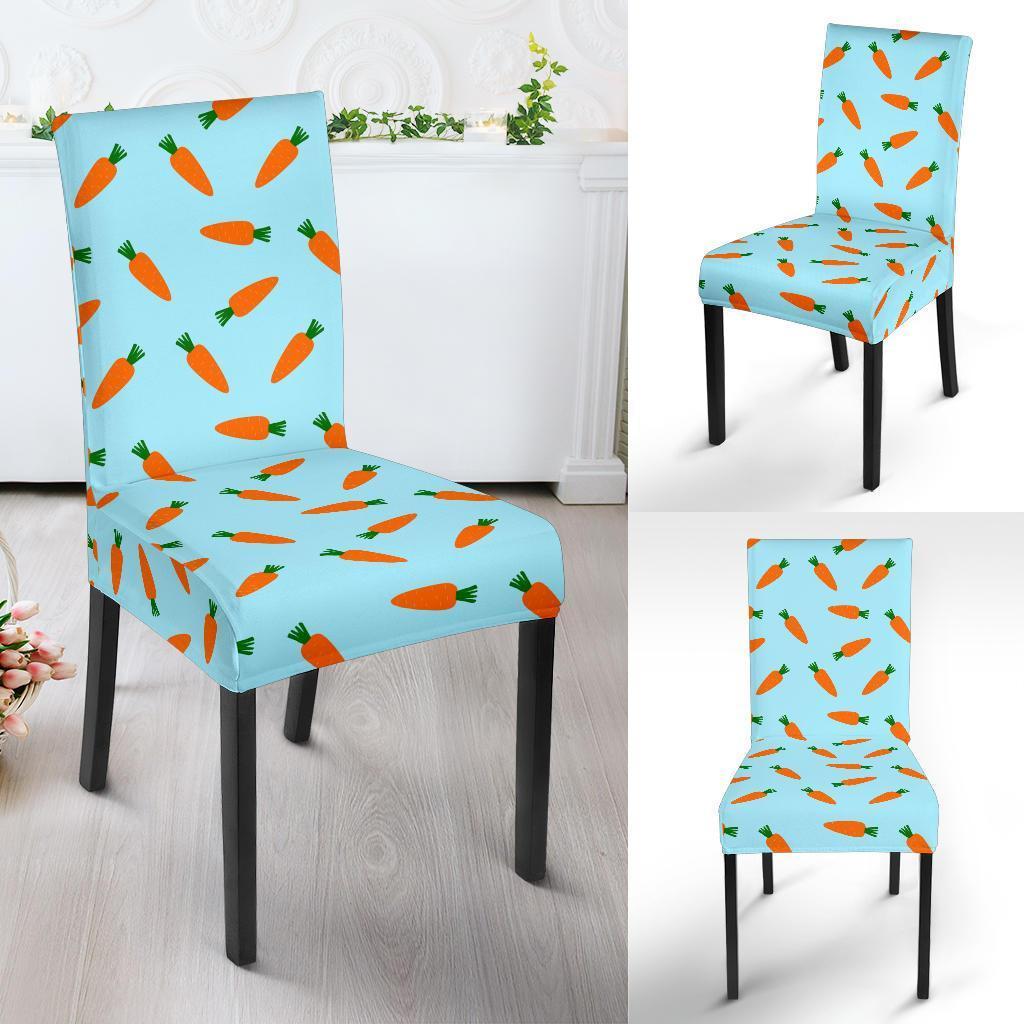 Pattern Print Carrot Chair Cover-grizzshop