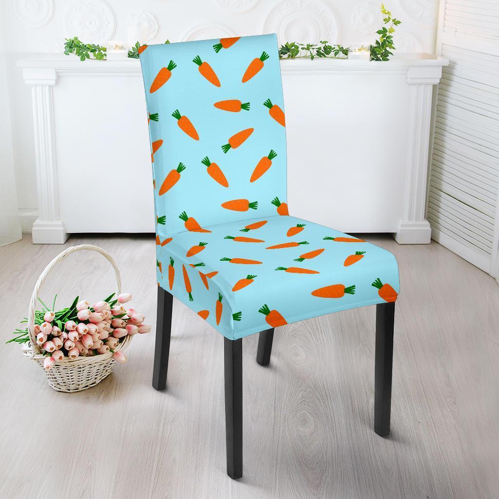 Pattern Print Carrot Chair Cover-grizzshop