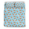 Pattern Print Carrot Duvet Cover Bedding Set-grizzshop