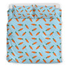 Pattern Print Carrot Duvet Cover Bedding Set-grizzshop