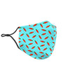 Pattern Print Carrot Face Mask-grizzshop