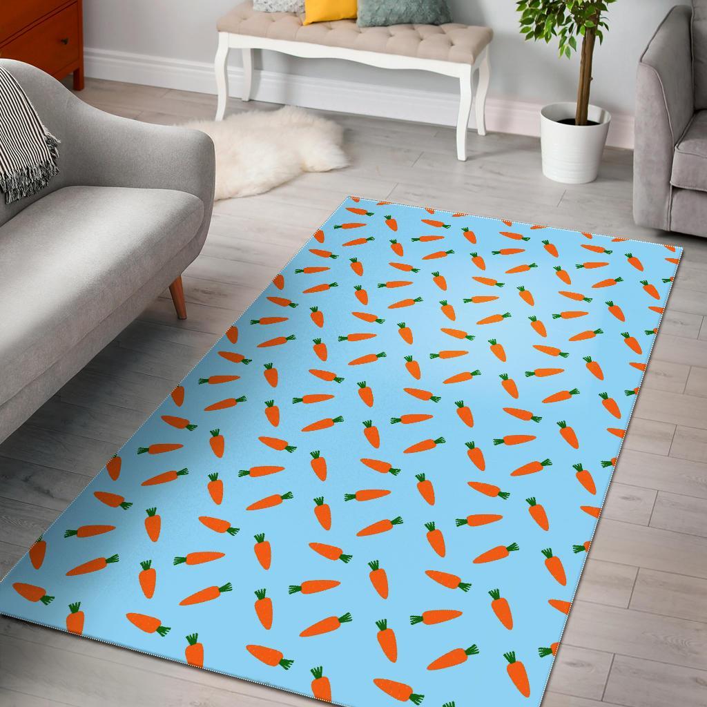 Pattern Print Carrot Floor Mat-grizzshop