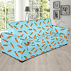 Pattern Print Carrot Sofa Covers-grizzshop