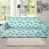 Pattern Print Carrot Sofa Covers-grizzshop