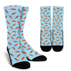 Pattern Print Carrot Unisex Crew Socks-grizzshop