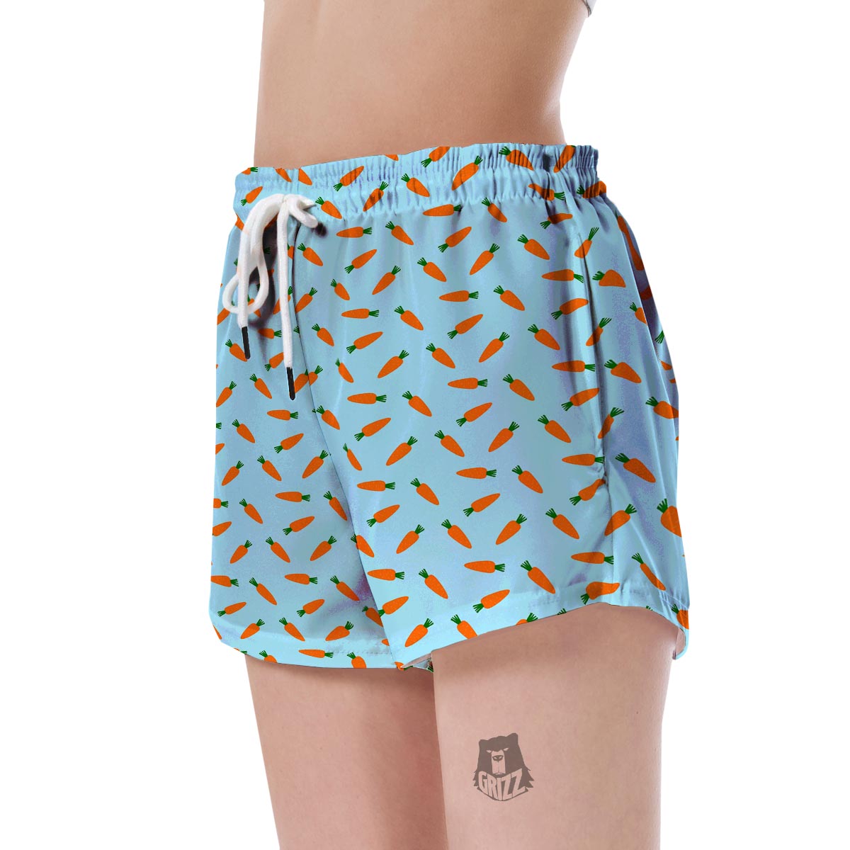 Pattern Print Carrot Women's Shorts-grizzshop