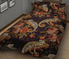 Pattern Print Chameleon Bed Set Quilt-grizzshop