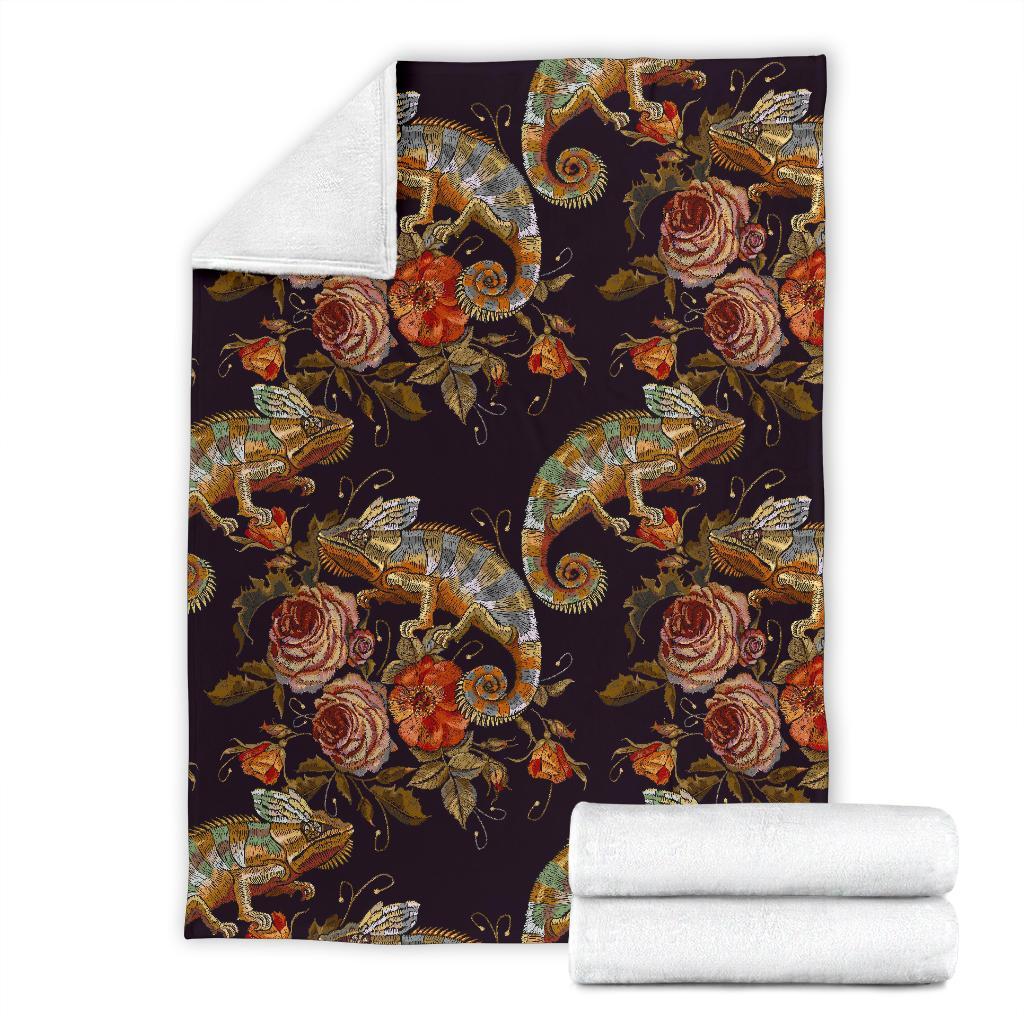 Pattern Print Chameleon Blanket-grizzshop