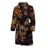 Pattern Print Chameleon Men Long Robe-grizzshop