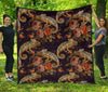 Pattern Print Chameleon Quilt-grizzshop