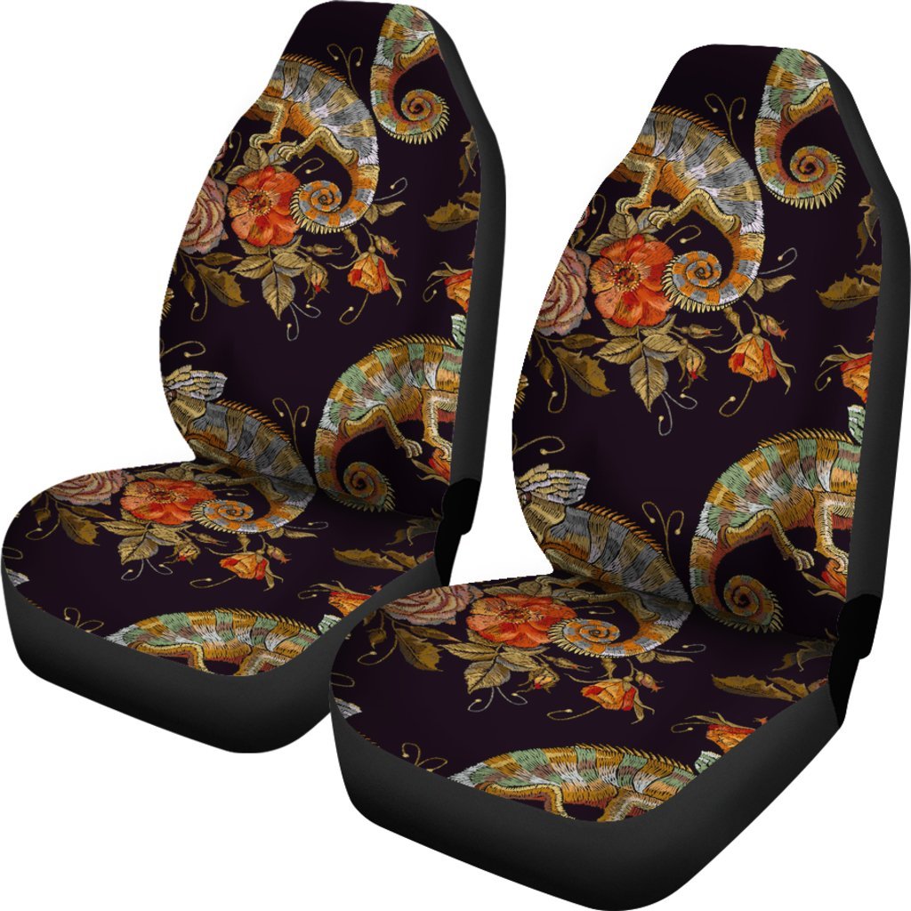 Pattern Print Chameleon Universal Fit Car Seat Covers-grizzshop