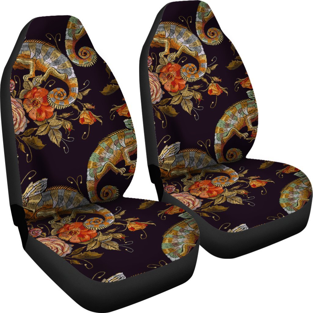 Pattern Print Chameleon Universal Fit Car Seat Covers-grizzshop