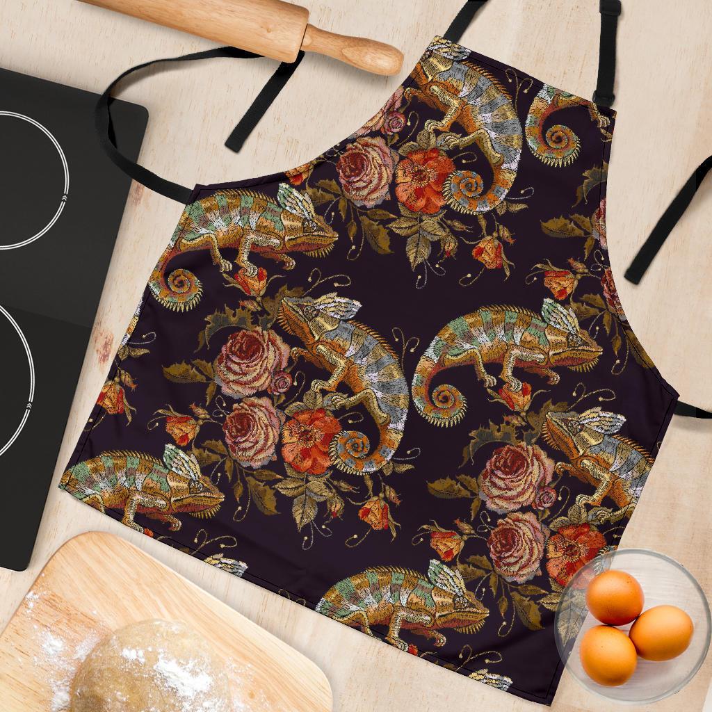 Pattern Print Chameleon Women's Apron-grizzshop