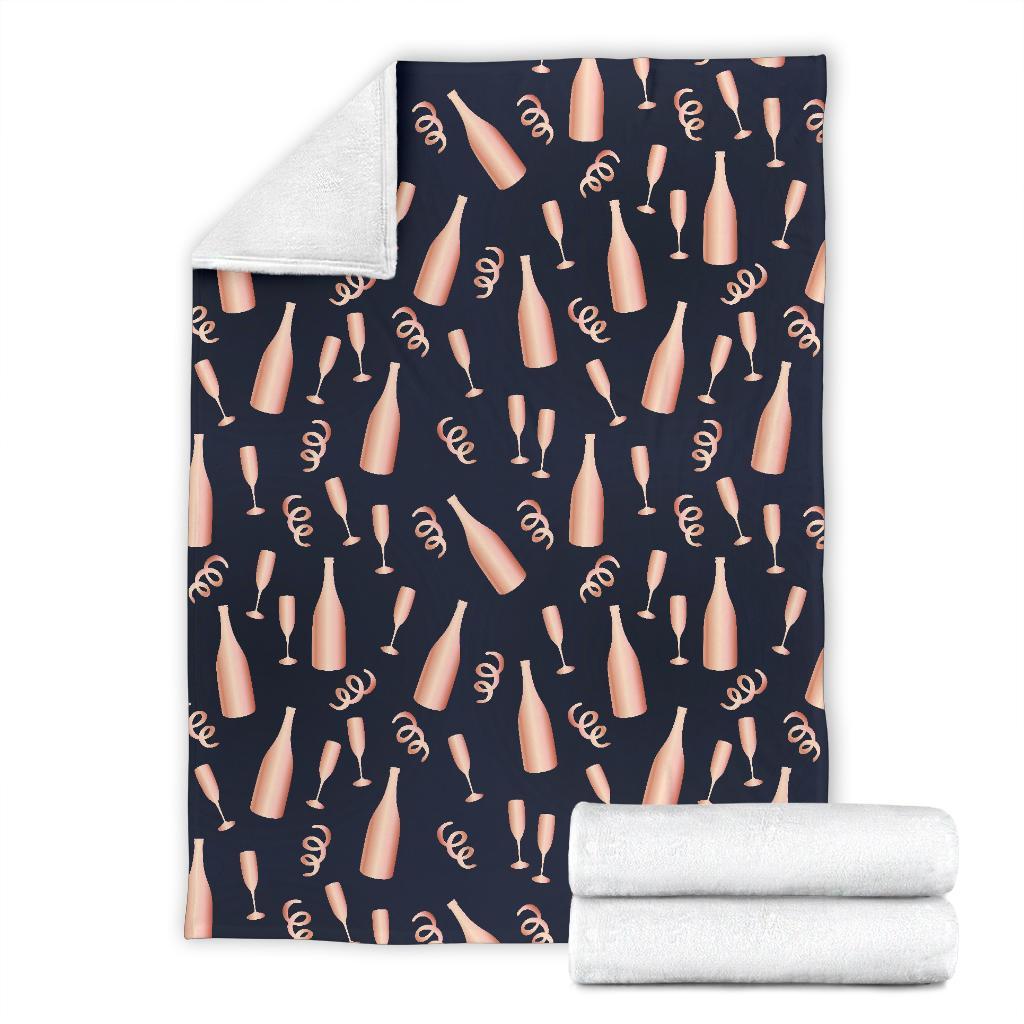 Pattern Print Champagne Blanket-grizzshop