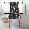 Pattern Print Champagne Chair Cover-grizzshop