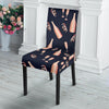 Pattern Print Champagne Chair Cover-grizzshop