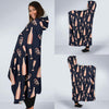 Pattern Print Champagne Hooded Blanket-grizzshop