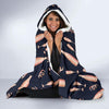 Pattern Print Champagne Hooded Blanket-grizzshop