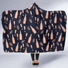 Pattern Print Champagne Hooded Blanket-grizzshop