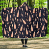 Pattern Print Champagne Hooded Blanket-grizzshop