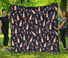 Pattern Print Champagne Quilt-grizzshop