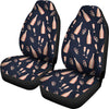 Pattern Print Champagne Universal Fit Car Seat Covers-grizzshop