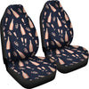 Pattern Print Champagne Universal Fit Car Seat Covers-grizzshop