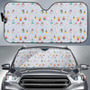 Pattern Print Chemistry Science Car Sun Shade-grizzshop