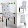 Pattern Print Chemistry Science Chair Cover-grizzshop