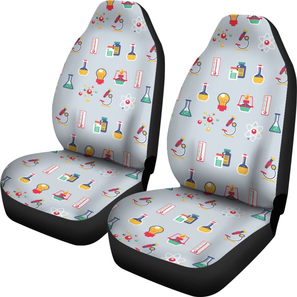 Pattern Print Chemistry Science Universal Fit Car Seat Cover-grizzshop