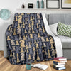 Pattern Print Chess Blanket-grizzshop