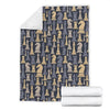 Pattern Print Chess Blanket-grizzshop