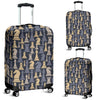 Pattern Print Chess Luggage Cover Protector-grizzshop