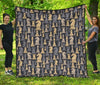 Pattern Print Chess Quilt-grizzshop