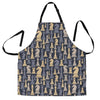 Pattern Print Chess Women's Apron-grizzshop