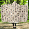 Pattern Print Chihuahua Hooded Blanket-grizzshop