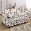 Pattern Print Chihuahua Loveseat Cover-grizzshop