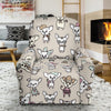 Pattern Print Chihuahua Recliner Cover-grizzshop