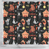 Pattern Print Circus Bathroom Shower Curtain-grizzshop