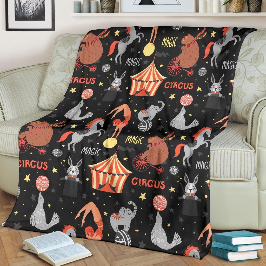 Pattern Print Circus Blanket-grizzshop