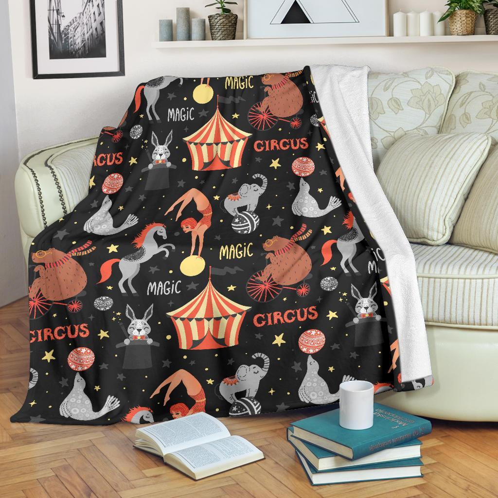 Pattern Print Circus Blanket-grizzshop