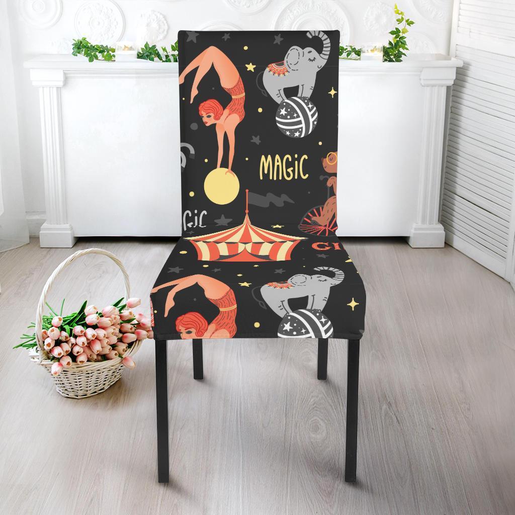 Pattern Print Circus Chair Cover-grizzshop