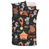 Pattern Print Circus Duvet Cover Bedding Set-grizzshop