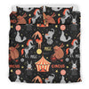 Pattern Print Circus Duvet Cover Bedding Set-grizzshop